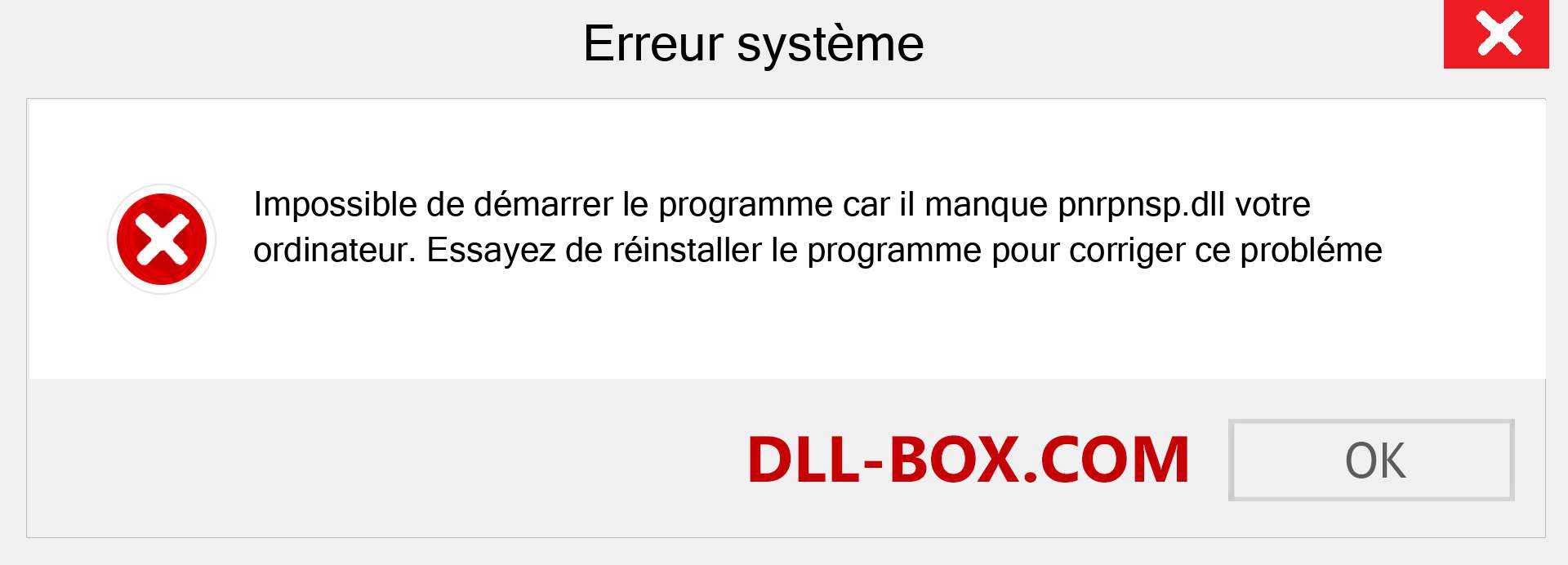 Le fichier pnrpnsp.dll est manquant ?. Télécharger pour Windows 7, 8, 10 - Correction de l'erreur manquante pnrpnsp dll sur Windows, photos, images